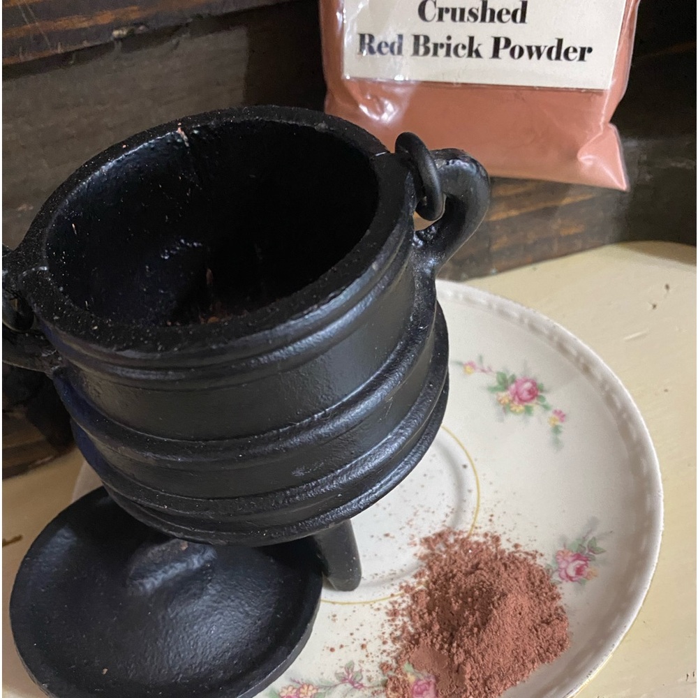 Authentic Old Crushed Brick Powder Approximately 8 oz. For Protection Spells